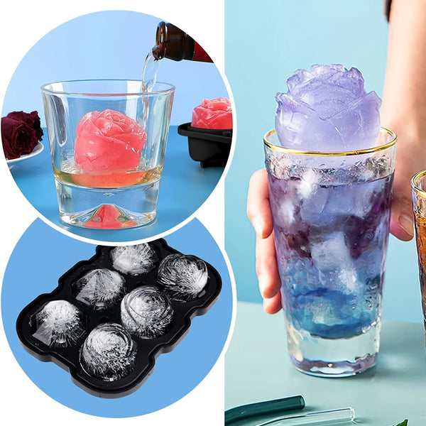 Diamond & Rose Ice Cube Mould